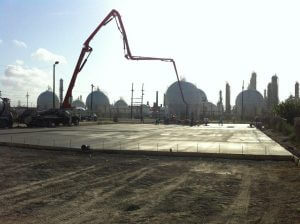 Parking lot renovation project