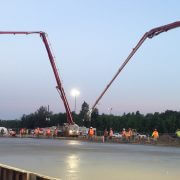 concrete pour